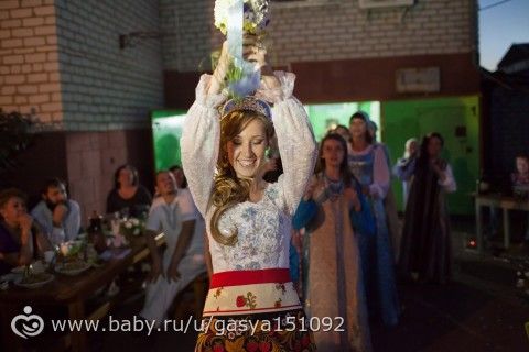 вот такая свадьба была у моей сестры....