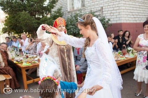 вот такая свадьба была у моей сестры....